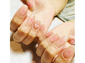 フレイムス アイラッシュ アンド ネイル(FRAMES)/ぷっくりハート♪チークネイル♪