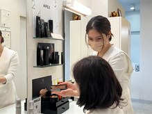 ポーラ ザ ビューティ 上田原店(POLA THE BEAUTY)の雰囲気（エステ後にはポーラの商品を使って、自分に合わせたメークを☆）