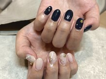 ネオリーブシェリエ 浅草店(Neolive cherie)/大人気☆ネイビー×ホワイト