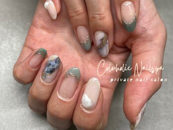 カラーホリック ネイルスパ(Colorholic Nailspa)/ニュアンス&フレンチ