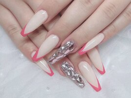 秋ネイルスカルプ