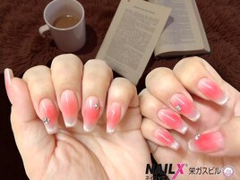 ロングネイル チークネイル♪