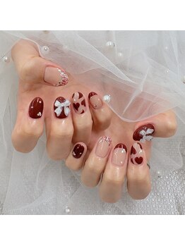 シエルクレール(Ciel Clair)/バレンタインネイル