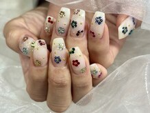 プリモ(PRIMO)/持ち込みデザイン　花ネイル
