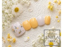 アネラ(ANELA)/花柄フットネイル
