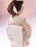 【訪問着+ヘアセット】¥13750　#着付け#梅田#眉毛カット#眉毛パーマ#大阪