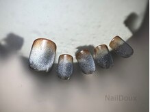 ネイル ドゥ 岡山駅前店(Nail Doux)/マググラデーションフットネイル