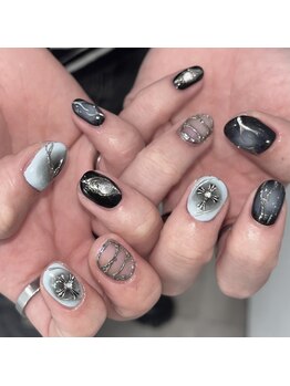 モカ 心斎橋(moca by Lee)/【Aina】メンズネイル