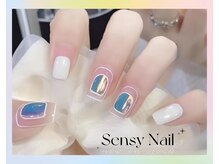 センシー ネイル スタジオ(Sensy Nail Studio)/うるうる氷ネイルの定額デザイン