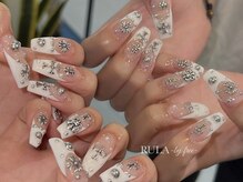 ルラ バイ フリー(RULA by free)/ゴテゴテクロムパーツネイル＊*