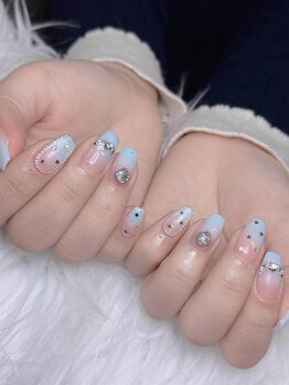 自爪アートやり＋パーツつけ放題