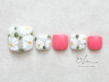 4月フットネイル定額【Spring】