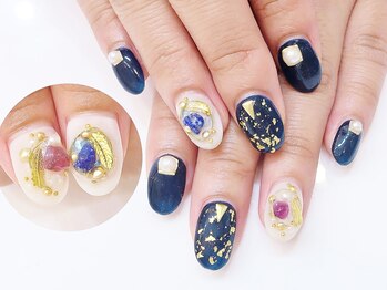 ネイルコレクション ピンク(Nail Collection Pink)/ジェル放題★天然石：ニュアンス