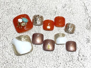 アメリ ネイル(Ameri nail)/フット定額ネイル¥8800