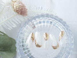ミラーアートニュアンスネイル