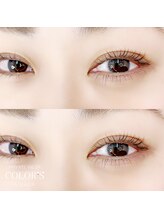 カラーズ ネイル アンド アイ(COLOR'S NAIL&EYE)/オーダーメイドまつ毛パーマ上下