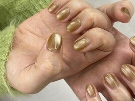 マグネットネイル　ブラウンマグ