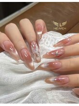ヘブン ネイル 鶯谷(HEAVEN Nail)/オフィスベージュネイル