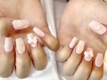 マシェリ(MA CHERIE)/長さだしピンクネイル