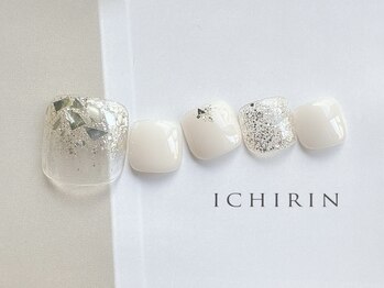 イチリンネイル 千葉店(ICHIRIN NAIL)/シンプルフットネイル