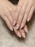 【HAND】フレンチネイル（ベースクリア）