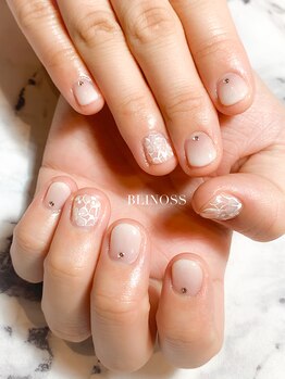 ブリノス(BLINOSS)/ブライダルショートネイル☆