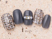 アイネイルズ 町田店(I nails)/大人ツイードジュエリー8480円