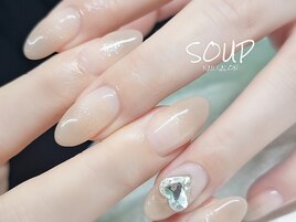 シアーグラデ ハート ストーン