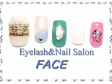 アイラッシュアンドネイルサロン フェイス(Eyelash&NailSalon FACE)/ハンド定額ネイル　￥8.500