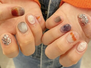 アイネイルズ 天神今泉店(I-nails)/【misato.n】カラフルニュアンス
