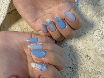 ネイルサロンアンドスクール ミュー(Nail Salon & school mieux)/チェックネイル