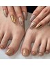 ハンドフット同日施術【シンプルデザイン】