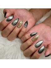 アーバンシーネイル 川口店(Urbansea nail)/マグネット×ミラーネイル