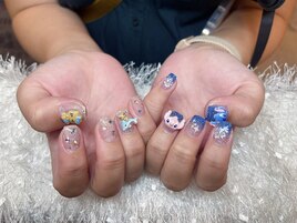 持ち込みキャラクターネイル