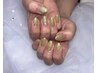 【hand】キラキラフラッシュネイル