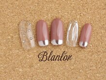 ネイルサロン ブランロール 白金店(Nail Salon Blanl'or)/根元ミラーフレンチ