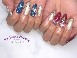 【ロングネイル】結晶ネイル