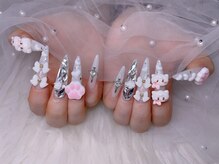 スノーネイルサロン 新宿店(Snow nail salon)/デコデコ埋め尽くし肉球量産型