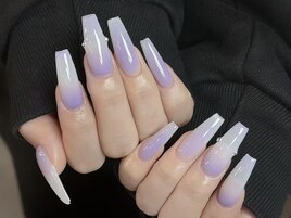 パープルグラデネイル