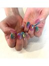 aurora film×rainbow art