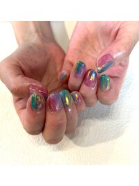 aurora film×rainbow art