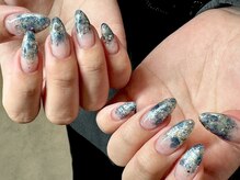 ヌル ネイル 堀江(NURU NAIL HORIE)/ひと癖ブルべニュアンス☆