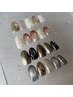 定額アート6種～選べる◇トレンドで旬ネイルに♪【シーズンコース】￥6,300