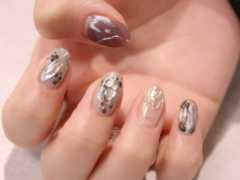 ラルネイル 大宮(Lull. nail)/*グレー*ニュアンス*