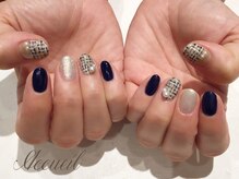 アクイユ 銀座店(ACCUEIL)/ネイビーツイード