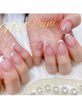 ネイル クロス ラニ 所沢店(Nail×Lani)/パラジェルで綺麗めモテネイル