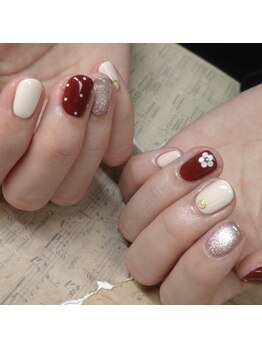 ビートゥーネイル 梅田(B to Nail)の写真/爪のお洒落とNailのあるプチ幸せな毎日をお届け【毎月変わる定額アート5900円】季節毎の彩を◎