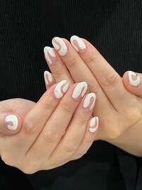 変形フレンチネイル