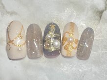 ブルゴーニュ(Bourgogne)/クリスマスネイル