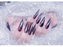 シーシー ネイル アンド アイラッシュ(CeCe Nail&eyelash)/チップ長さだしワンカラー／ラメ